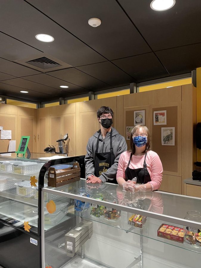 Students serve the community while gaining practical skills running the Knights Crossing school store.