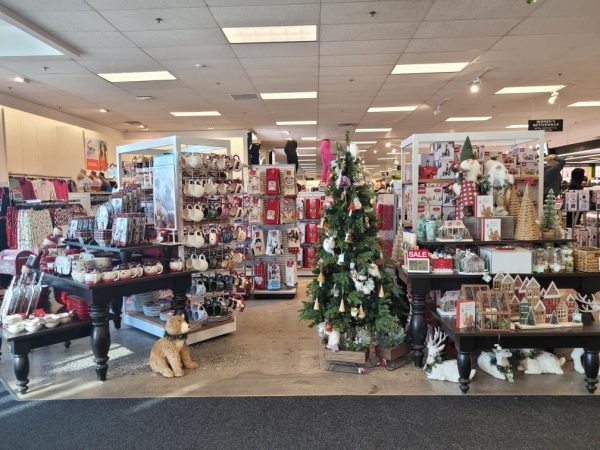 In early November, stores are already decked out for Christmas. 